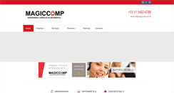 Desktop Screenshot of magiccomp.com.br